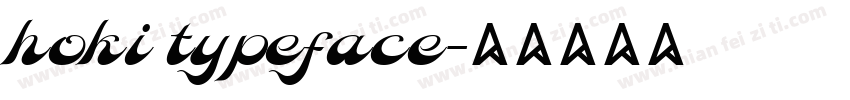 hoki typeface字体转换